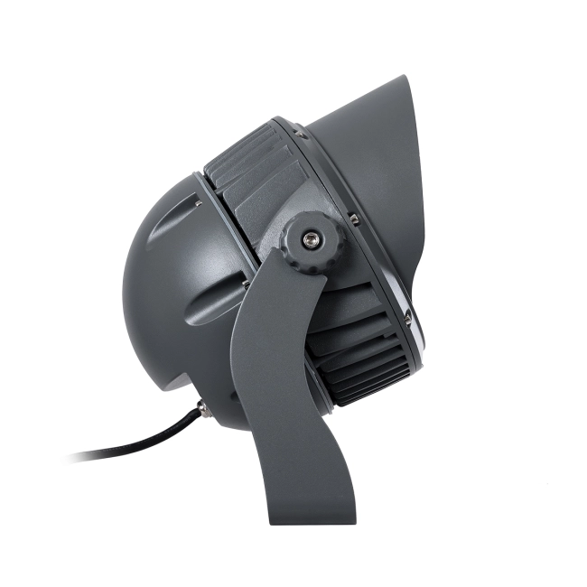 FLOODIMO 90744 Προβολέας Σποτ Wall Washer με Αντιθαμβωτική Γρίλια LED 54W 5130lm 10° AC 220-240V Αδιάβροχο IP67 Φυσικό Λευκό 4500K - Bridgelux SMD Chip - Γκρι Ανθρακί - Μ26 x Π28 x Υ35cm - 3 Χρόνια Εγγύηση - 4