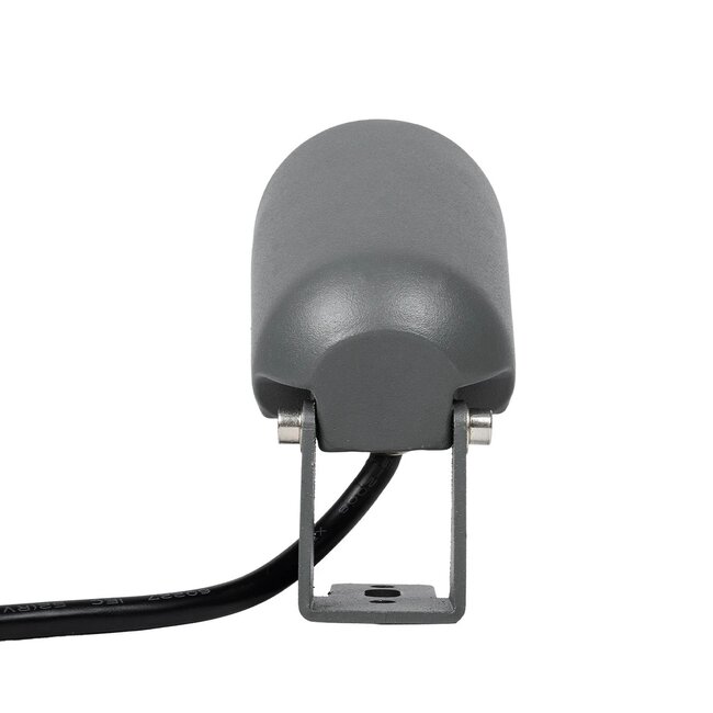 TREKO GLB-103-0026 Φωτιστικό Σποτ για Φυτά - Δέντρα με Βάση Κήπου / Καρφωτό LED 3W 270lm 5° DC 24V Αδιάβροχο IP65 Θερμό Λευκό 2700K - Sanan SMD Chip - Γκρι Ανθρακί Ματ - Μ5 x Π5 x Υ12cm - 3 Χρόνια Εγγύηση - 8