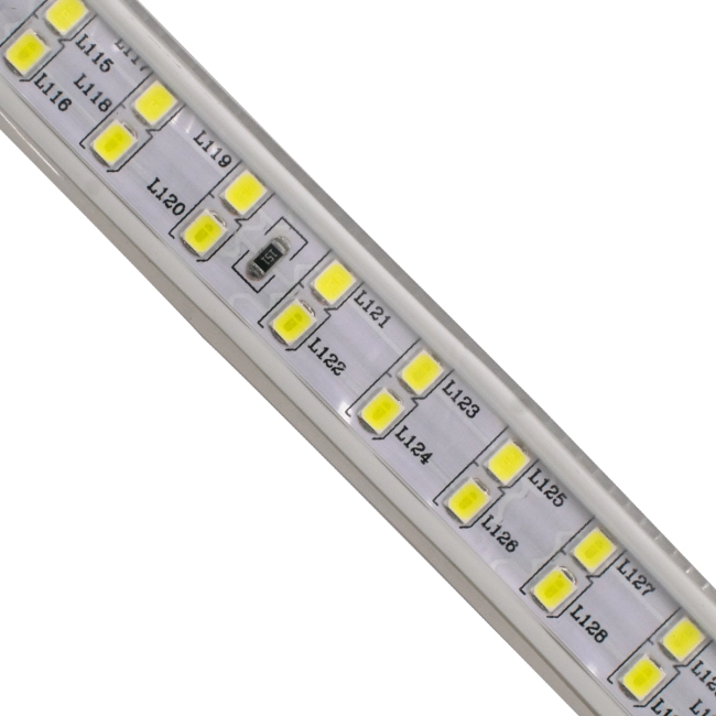70510 Wide Ταινία Διπλής Σειράς Epistar LED SMD 2835 1m 24W/m 180LED/m 3360lm/m 120° DC 230V Αδιάβροχη IP68 Ψυχρό Λευκό 6000K Dimmable - 4