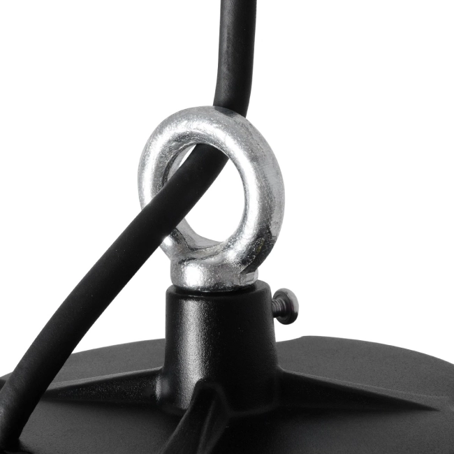 INDUSTRY 61500 LED UFO HIGH BAY 100W 175*SANAN OPTO CHIP 150lm/W 15000lm CRI≥80Ra SDCM<5 90° 85-265VAC 50/60Hz IP65 5000K TÜV SÜD CERTIFIED DRIVER - Μαύρο - Μ26.5 x Π26.5 x Υ15cm - 5 Χρόνια Εγγύηση - 10