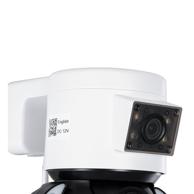 86076 Επιτοίχια Κάμερα Πρίζας WiFi HD 1080P 350° Διπλή Κατέυθυνση Ομιλίας & Ανιχνευτή Κίνησης - Απομακρυσμένος Έλεγχος - Αδιάβροχη IP65 - Λευκό Μαύρο - Μ15 x Π14.5 x Y15cm - 8