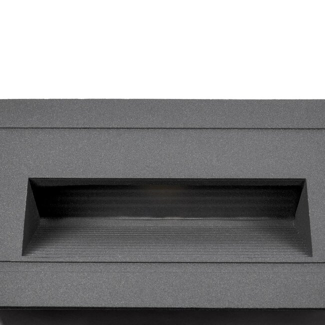 kelvo® STEPART KLV-101-0081 Μοντέρνο Χωνευτό Φωτιστικό Σκαλοπατιού - Διαδρόμου LED 3W 375lm 45° AC 220-240V Αδιάβροχο IP65 Θερμό Λευκό 2700K - Lumileds SMD Chip & TÜV SÜD Driver - Γκρι Ανθρακί Ματ - Μ10.5 x Π4.5 x Υ6cm / Q9.12 x 4.49cm - 5 Χρόνια Εγγύηση - 6 kelvo® STEPART KLV-101-0081 Μοντέρνο Χωνευτό Φωτιστικό Σκαλοπατιού - Διαδρόμου LED 3W 375lm 45° AC 220-240V Αδιάβροχο IP65 Θερμό Λευκό 2700K - Lumileds SMD Chip & TÜV SÜD Driver - Γκρι Ανθρακί Ματ - Μ10.5 x Π4.5 x Υ6cm / Q9.12 x 4.49cm - 5 Χρόνια Εγγύηση - 6
