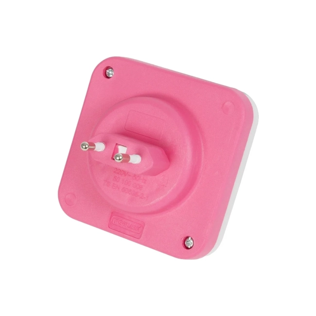 KIDDO 202-0002 Παιδικό Φωτιστικό Νυκτός LED 1W 95lm 360° AC220-240V IP20 Ψυχρό Λευκό 6000K- Μ5.5 x Π5.5 x Υ8cm - 2 Χρόνια Εγγύηση - 5