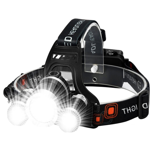 79057 Φακός Κεφαλής Επαναφορτιζόμενος LED CREE XML2-T6 Chip 30 Watt 3000 lm με 2 x 18650 Μπαταρίες 6000Mah Ψυχρό Λευκό 6000 K - 8 79057 Φακός Κεφαλής Επαναφορτιζόμενος LED CREE XML2-T6 Chip 30 Watt 3000 lm με 2 x 18650 Μπαταρίες 6000Mah Ψυχρό Λευκό 6000 K - 8