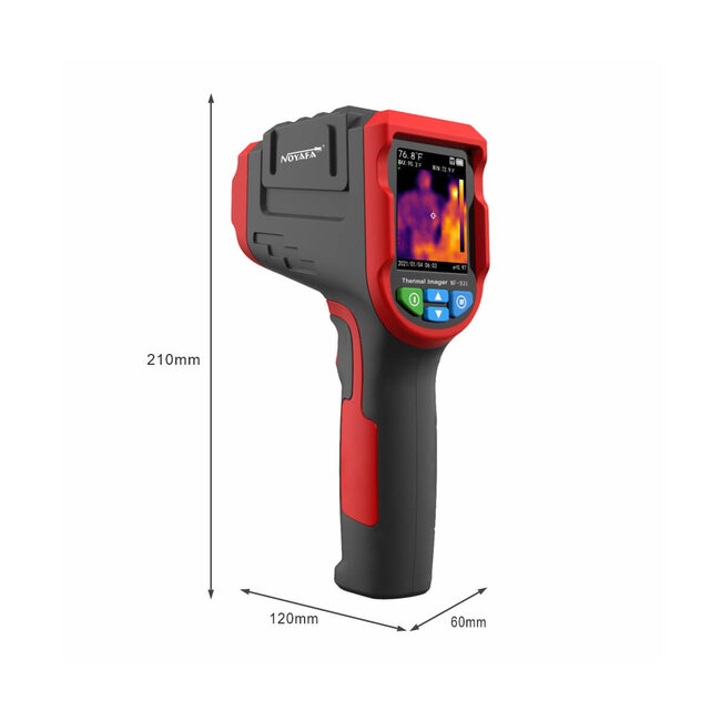 79989 Θερμοκάμερα Χειρός -10°C - 400°C 32×32 Pixel Οθόνη 2.4 TFT LCD 2 Megapixel HD Επαναφορτιζόμενη με Μπαταρία Li-ion 2600mAh & Καλώδιο Φόρτισης Micro USB Interface - 8GB Micro TF Card - 14