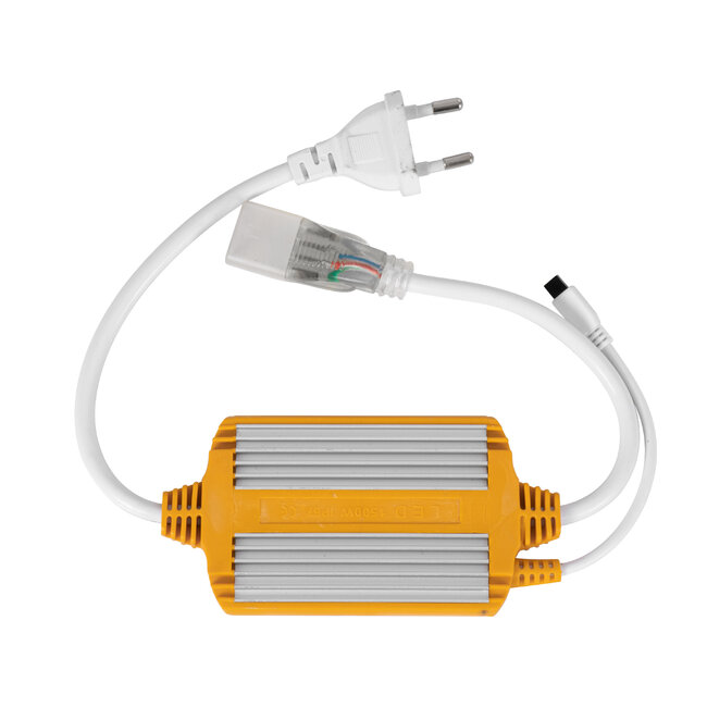 70541 RGB Controller με Ασύρματο Χειριστήριο IR - Μεταλλάκτης Τροφοδοσίας AC/DC 230V IP68 Wide Ταινίας Διπλής Σειράς LED RGB 4 Pin Max 1500W - Έως 100 Μέτρα - 5