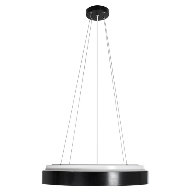 BARCHETTA 61046-P Κρεμαστή Πλαφονιέρα Οροφής LED CCT 72W 8306lm 120° AC 220-240V - Εναλλαγή Φωτισμού μέσω Τηλεχειριστηρίου All In One Ψυχρό 6000k+Φυσικό 4500k+Θερμό 2700k Dimmable Φ48cm - Μαύρο - 4