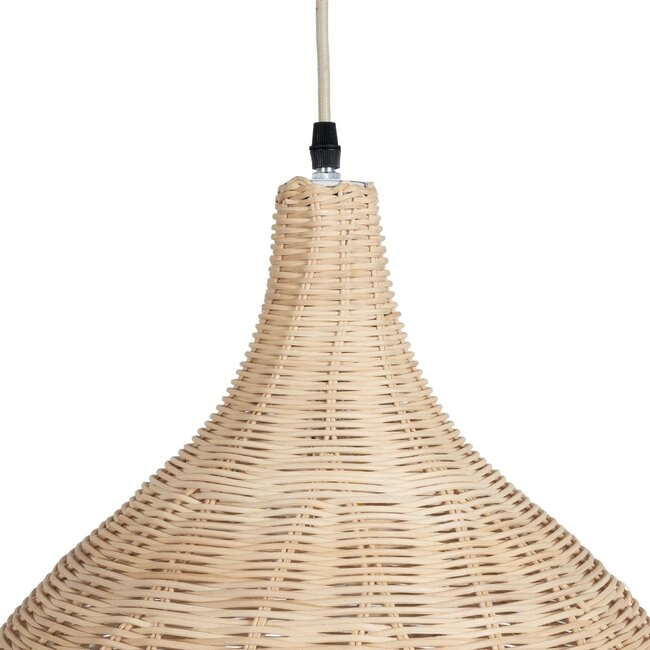kelvo® BAHAMAS KLV-102-0002 Κρεμαστό Φωτιστικό Οροφής για Λάμπα με Ντουί E27 AC 220-240V IP20 - Μπεζ - Μ45 x Π45 x Υ47cm - 10