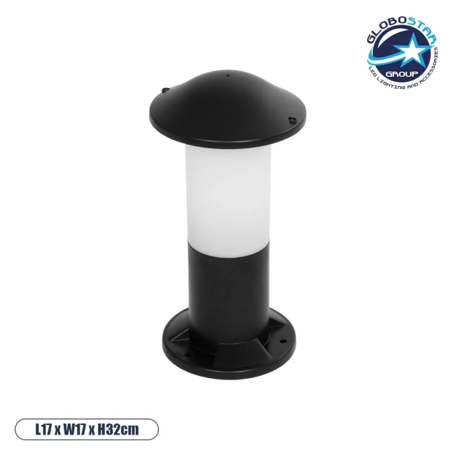 GARDENIO 203-0246 Μοντέρνο Επιδαπέδιο Φωτιστικό Κολωνάκι Κήπου Μονόφωτο 1 x E27 IP44 Μαύρο Πλαστικό - Μ17 x Π17 x Υ32cm GARDENIO 203-0246 Μοντέρνο Επιδαπέδιο Φωτιστικό Κολωνάκι Κήπου Μονόφωτο 1 x E27 IP44 Μαύρο Πλαστικό - Μ17 x Π17 x Υ32cm