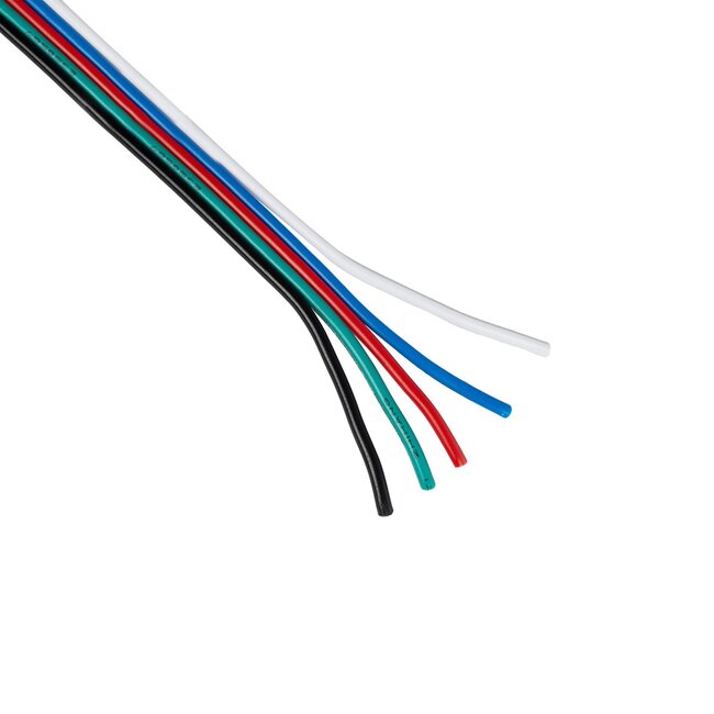 70737 Εύκαμπτο Πλακέ Καλώδιο 1m RGBW 5 x 0.75mm² - 4