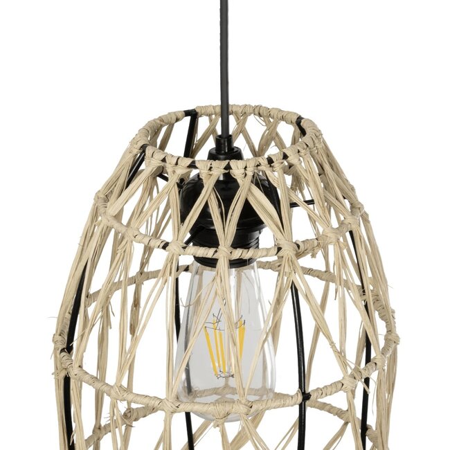 NETI 205-0024 Boho Κρεμαστό Φωτιστικό Οροφής με Ντουί 1 x E27 AC 220-240V IP20 - Μπεζ - M20 x Π20 x Υ49cm - 8