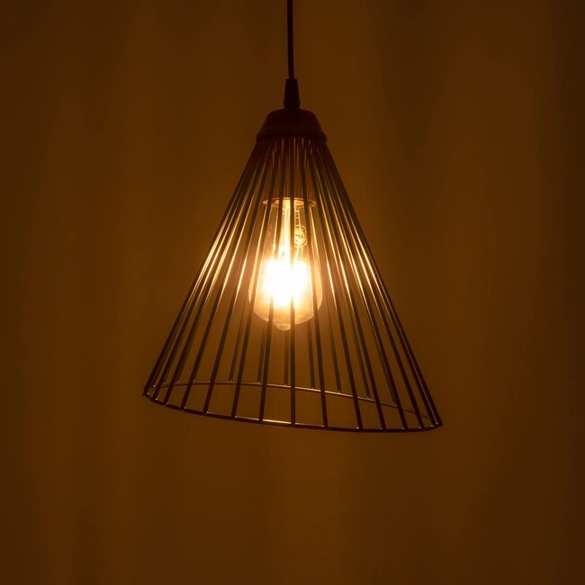 ARCWIRE LE-203-0015 Μοντέρνο Κρεμαστό Φωτιστικό Οροφής με Ντουί 1 x E27 AC 220-240V IP20 - Μαύρο - Μ25 x Π25 x Υ30cm - 2