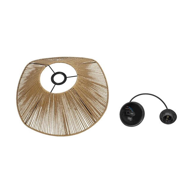 HATA 205-0038 Boho Κρεμαστό Φωτιστικό Οροφής με Ντουί 1 x E27 AC 220-240V IP20 - Μπεζ - M40 x Π40 x Υ17cm - 11 HATA 205-0038 Boho Κρεμαστό Φωτιστικό Οροφής με Ντουί 1 x E27 AC 220-240V IP20 - Μπεζ - M40 x Π40 x Υ17cm - 11