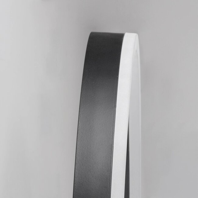 kelvo® VENOM KLV-101-0181-V2 Φωτιστικό Τοίχου / Απλίκα LED 45W 4500lm 360° AC 220-240V IP20 Ρυθμιζόμενο Λευκό CCT με Χειριστήριο από 2700K έως 6000K Dimmable - Lumileds SMD Chip - Μαύρο Ματ - Μ60 x Π40 x Υ7.5cm - 3 Χρόνια Εγγύηση - 7