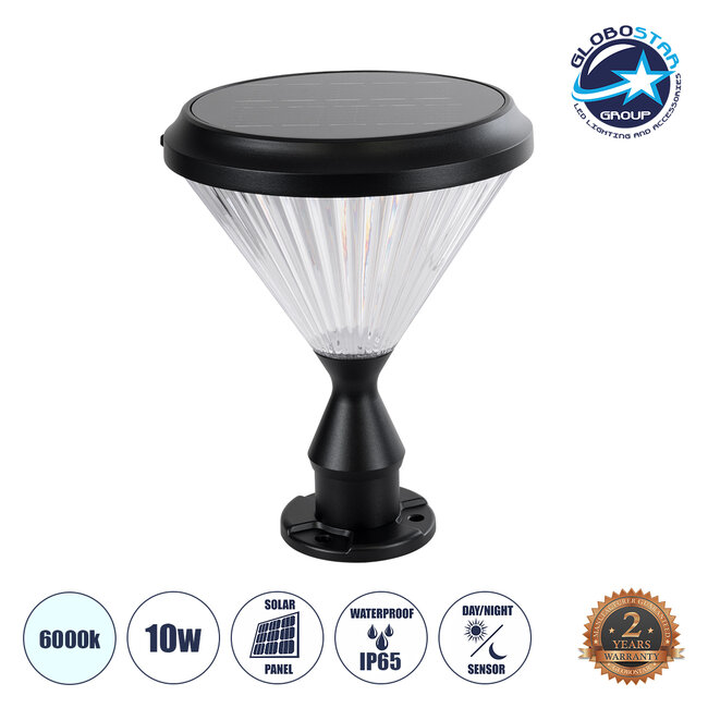 SHARP 90533 Αυτόνομο Ηλιακό Φωτιστικό Κήπου - Κολωνάκι Αρχιτεκτονικού Φωτισμού Εξωτερικού Χώρου LED 10W 330lm 120° με Ενσωματωμένο Φωτοβολταϊκό Panel 6V 2W & Επαναφορτιζόμενη Μπαταρία Li-ion 3.2V 1800mAh με Αισθητήρα Ημέρας-Νύχτας - Αδιάβροχο IP65 - Σώμα Αλουμινίου & ABS SHARP 90533 Αυτόνομο Ηλιακό Φωτιστικό Κήπου - Κολωνάκι Αρχιτεκτονικού Φωτισμού Εξωτερικού Χώρου LED 10W 330lm 120° με Ενσωματωμένο Φωτοβολταϊκό Panel 6V 2W & Επαναφορτιζόμενη Μπαταρία Li-ion 3.2V 1800mAh με Αισθητήρα Ημέρας-Νύχτας - Αδιάβροχο IP65 - Σώμα Αλουμινίου & ABS