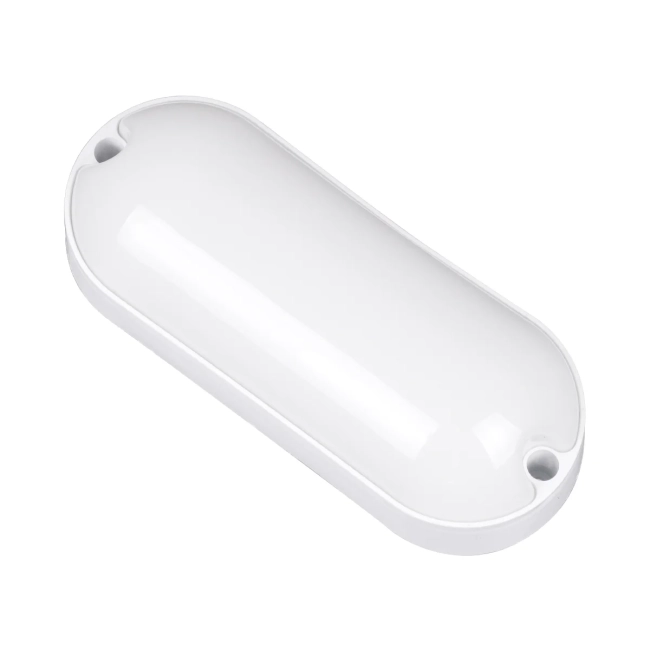 HOMIE 61000 Φωτιστικό Καραβοχελώνα Τοίχου - Απλίκα LED 11W 960lm 180° AC 220-240V Αδιάβροχο IP65 Ψυχρό Λευκό 6000K - Lumileds SMD Chip - Λευκό Γαλακτερό - Μ17 x Π7 x Υ4.5cm - 3 Χρόνια Εγγύηση