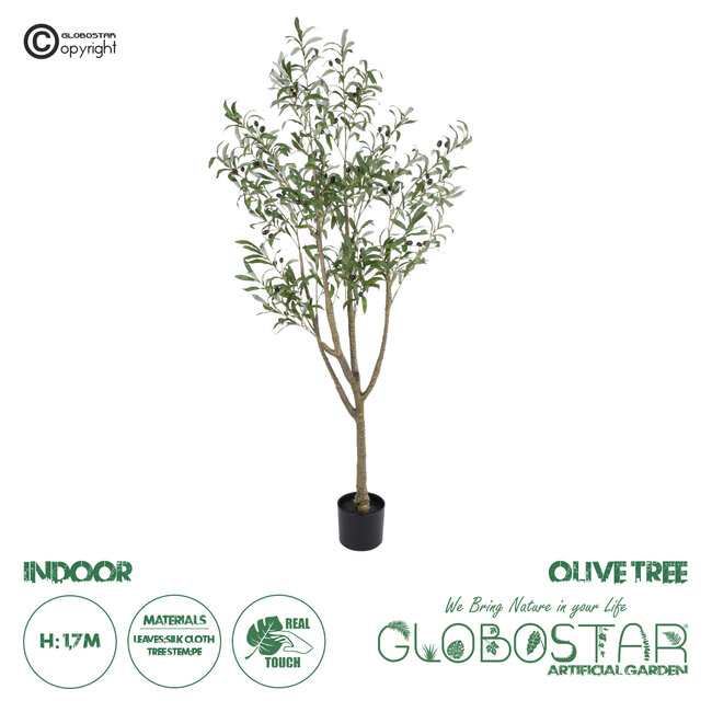 Artificial Garden OLIVE TREE 20423 Τεχνητό Διακοσμητικό Δέντρο Ελιά Υ170cm