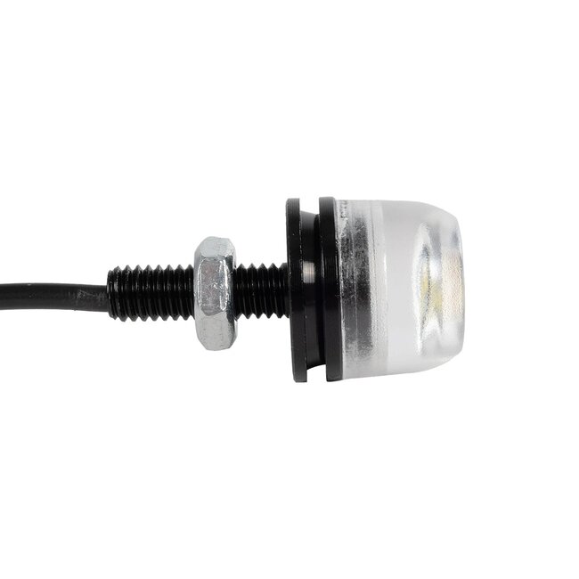 PLATELIGHT 81632 Φως Πινακίδας & DRL LED 3W/6W 270lm/540lm 120° DC 12V Αδιάβροχο IP65 Ψυχρό Λευκό 6000K - Μαύρο - Μ1.8 x Π3.8 x Υ1.8cm / Q0.5cm - Πακέτο 2 Τεμαχίων - 1 Χρόνο Εγγύηση - 4