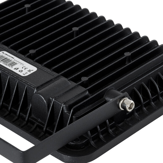 ATLAS 61422 Επαγγελματικός Προβολέας LED 50W 6250lm 120° AC 220-240V - Αδιάβροχος IP67 - Μ21 x Π3.5 x Υ16cm - Μαύρο - Ψυχρό Λευκό 6000K - LUMILEDS Chips - TÜV Rheinland Certified - 5 Years Warranty - 7