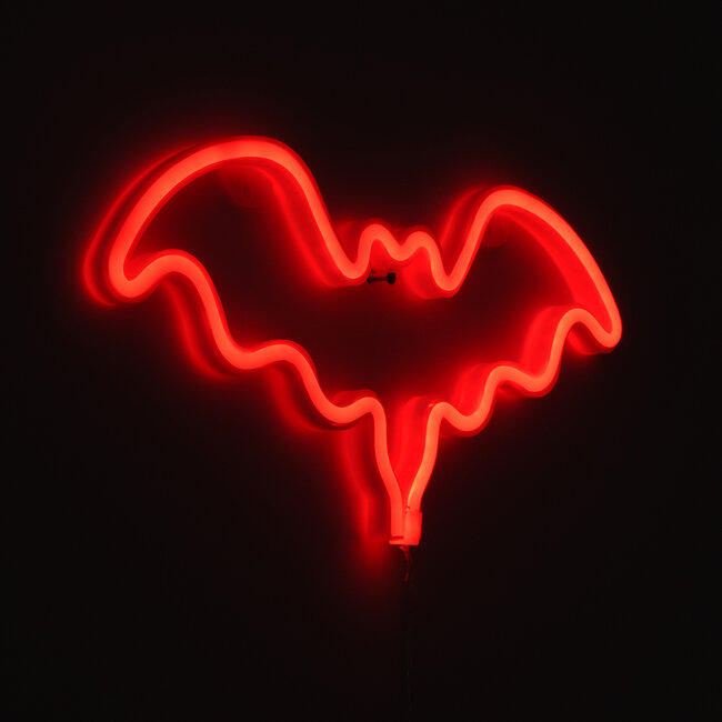 78579 Φωτιστικό Ταμπέλα Φωτεινή Επιγραφή NEON LED Σήμανσης BATMAN 5W με Καλώδιο Τροφοδοσίας USB - Μπαταρίας 3xAAA (Δεν Περιλαμβάνονται) - Κόκκινο - 6