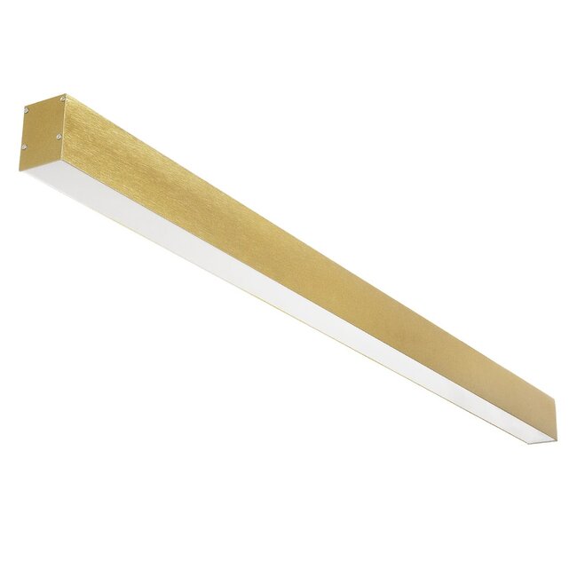 kelvo® ORION KLV-101-0364-V2 Γραμμικό Φωτιστικό Οροφής LED 72W 7200lm 120° AC 220-240V IP20 Ρυθμιζόμενο Λευκό CCT με Χειριστήριο από 2700K έως 6000K Dimmable - Lumileds SMD Chip - Χρυσό Πλατίνα - Μ120 x Π5 x Υ7cm - 3 Χρόνια Εγγύηση - 3