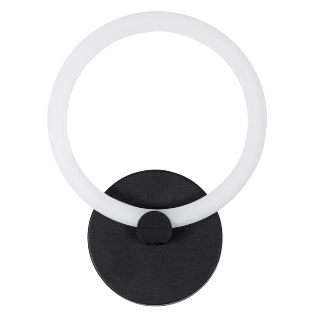 MATILDA 61339 Φωτιστικό Τοίχου - Απλίκα Design LED CCT 8W 960lm 360° AC 220-240V - Εναλλαγή Φωτισμού μέσω Διακόπτη On/Off All In One Ψυχρό 6000k+Φυσικό 4500k+Θερμό 2700k Μ20 x Π5 x Υ25.5cm - Μαύρο - 3