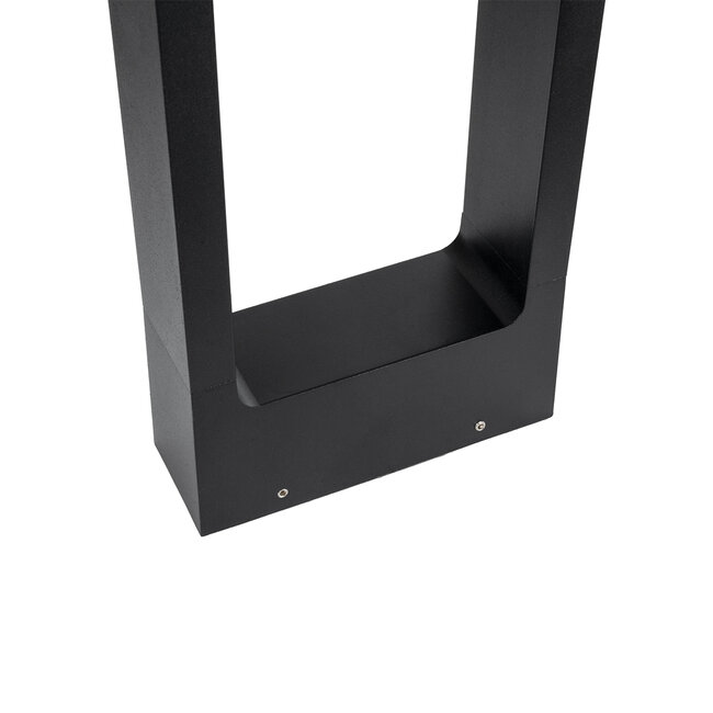 BACKYARD 90546 Φωτιστικό Κήπου - Κολωνάκι Αρχιτεκτονικού Φωτισμού Εξωτερικού Χώρου LED 15W 1500lm 120° AC 220-240V - Αδιάβροχο IP65 - Σώμα Αλουμινίου & ABS - Μ16 x Π5.5 x Υ58cm - Θερμό Λευκό 2700K - Μαύρο - 2 Χρόνια Εγγύηση - 7