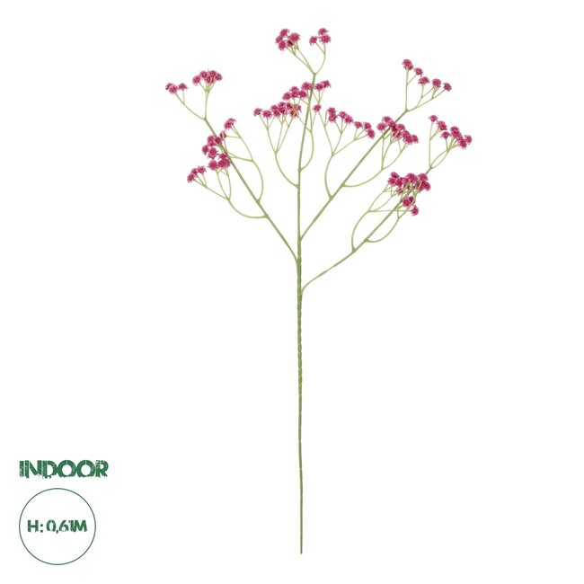 Artificial Garden PINK BRANCH BABY BREATH 21368 Τεχνητό Διακοσμητικό Κλαδί Ροζ Γυψοφίλης Y61cm
