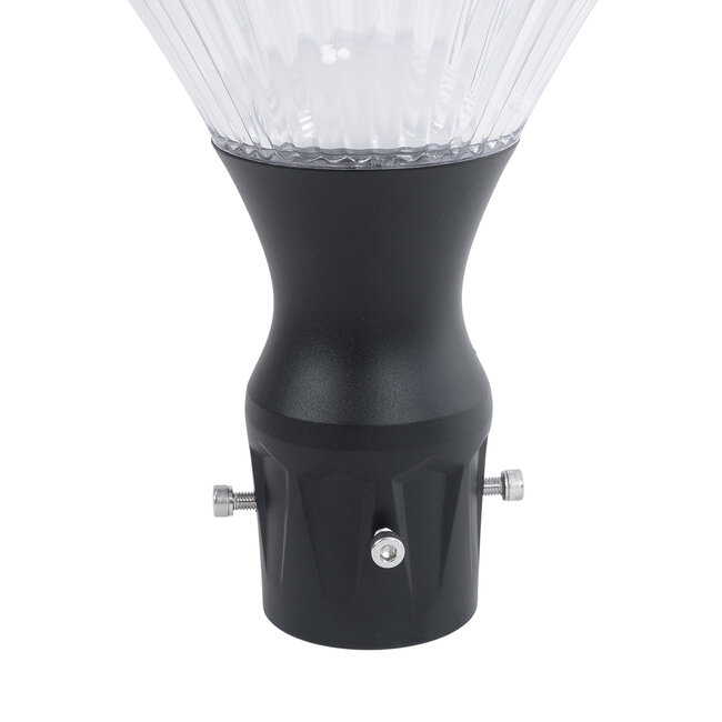 SOLARIOS 90502 Professional LED Solar Urban Park Light Αυτόνομο Ηλιακό Φωτιστικό Πλατείας - Πάρκου - Κήπου 40W 550lm 120° με Ενσωματωμένο Φωτοβολταϊκό Panel 6V 12W & Επαναφορτιζόμενη Μπαταρία Li-ion 3.2V 15000mAh με Αισθητήρα Ημέρας-Νύχτας - Αδιάβροχο IP65 Φ54 x Υ45cm Ψυχρό Λευκό 6000K - 6