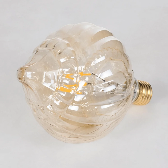 ACORN 99163 Λάμπα E27 A120 LED 4W 350lm 360° AC 220-240V IP20 Ultra Θερμό Λευκό 2200K Dimmable - Zig Long Filament Chip - Μελί - Μ12 x Π12 x Υ17cm - 3 Χρόνια Εγγύηση ACORN 99163 Λάμπα E27 A120 LED 4W 350lm 360° AC 220-240V IP20 Ultra Θερμό Λευκό 2200K Dimmable - Zig Long Filament Chip - Μελί - Μ12 x Π12 x Υ17cm - 3 Χρόνια Εγγύηση