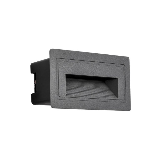 kelvo® STEPART KLV-101-0081 Μοντέρνο Χωνευτό Φωτιστικό Σκαλοπατιού - Διαδρόμου LED 3W 375lm 45° AC 220-240V Αδιάβροχο IP65 Θερμό Λευκό 2700K - Lumileds SMD Chip & TÜV SÜD Driver - Γκρι Ανθρακί Ματ - Μ10.5 x Π4.5 x Υ6cm / Q9.12 x 4.49cm - 5 Χρόνια Εγγύηση - 3 kelvo® STEPART KLV-101-0081 Μοντέρνο Χωνευτό Φωτιστικό Σκαλοπατιού - Διαδρόμου LED 3W 375lm 45° AC 220-240V Αδιάβροχο IP65 Θερμό Λευκό 2700K - Lumileds SMD Chip & TÜV SÜD Driver - Γκρι Ανθρακί Ματ - Μ10.5 x Π4.5 x Υ6cm / Q9.12 x 4.49cm - 5 Χρόνια Εγγύηση - 3
