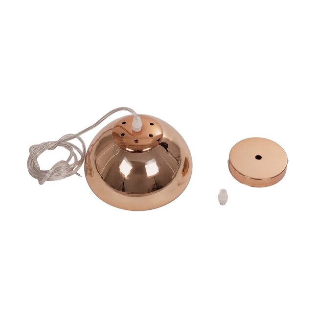 CRISTIN 999-0038 Μοντέρνο Κρεμαστό Φωτιστικό Οροφής με Ντουί 1 x G4 AC 220-240V IP20 - Χάλκινο - Μ18 x Π18 x Υ13cm - 10