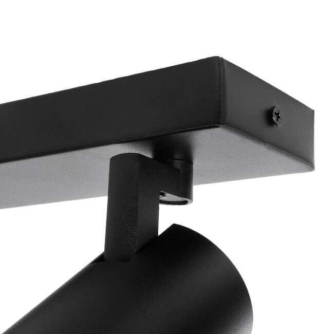 kelvo® SPOTA KLV-101-0140 Μοντέρνο Κινούμενο Φωτιστικό Σποτ Οροφής με Ντουί 4 x GU10 90° AC 220-240V IP20 - Μαύρο Ματ - Μ64 x Π6 x Υ14cm - 10 kelvo® SPOTA KLV-101-0140 Μοντέρνο Κινούμενο Φωτιστικό Σποτ Οροφής με Ντουί 4 x GU10 90° AC 220-240V IP20 - Μαύρο Ματ - Μ64 x Π6 x Υ14cm - 10