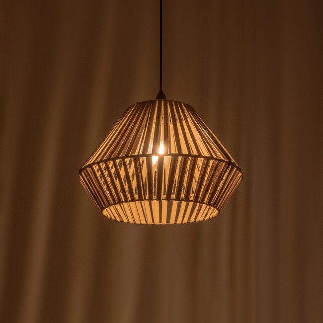 NUI 205-0067 Boho Κρεμαστό Φωτιστικό Οροφής με Ντουί 1 x E27 AC 220-240V IP20 - Μπεζ - M36 x Π36 x Υ27cm - 3 NUI 205-0067 Boho Κρεμαστό Φωτιστικό Οροφής με Ντουί 1 x E27 AC 220-240V IP20 - Μπεζ - M36 x Π36 x Υ27cm - 3