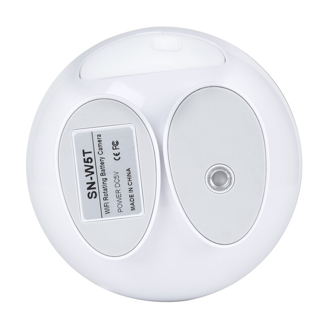 86008 Rechargeable Table Camera WiFi HD 1080P 3MP 350° 5200mAh Two Way Audio & Motion Detection - Επαναφορτιζόμενη Επιτραπέζια Κάμερα WiFi HD 1080P 350° 5200mAh Διπλή Κατέυθυνση Ομιλίας με Ανιχνευτή Κίνησης - Λευκό - 11