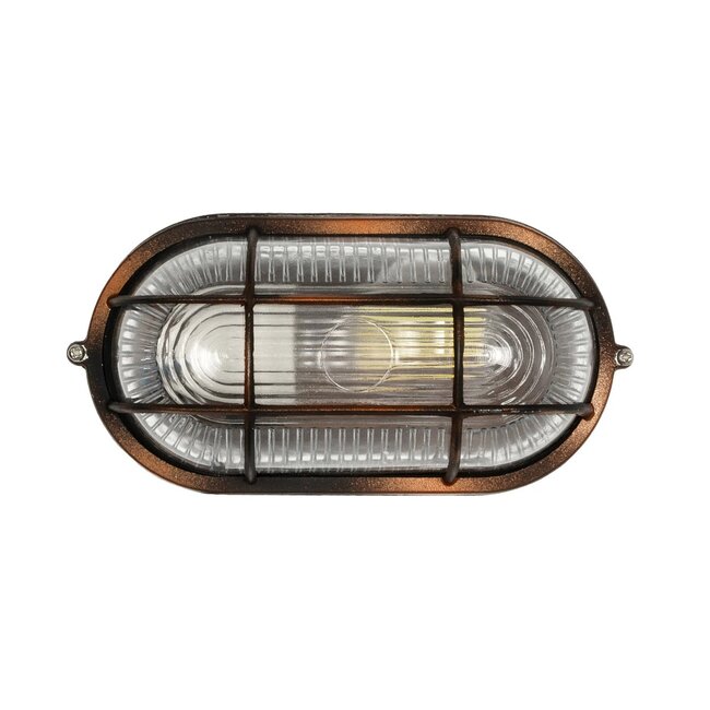 BOATLIGHT 61622 Vintage Φωτιστικό Καραβοχελώνα Τοίχου - Απλίκα με Ντουί 1 x E27 AC 220-240V Αδιάβροχο IP65 - Χάλκινο Παλαιωμένο Εφέ Σκουριάς Ματ - Μ21 x Π10.4 x Υ9cm BOATLIGHT 61622 Vintage Φωτιστικό Καραβοχελώνα Τοίχου - Απλίκα με Ντουί 1 x E27 AC 220-240V Αδιάβροχο IP65 - Χάλκινο Παλαιωμένο Εφέ Σκουριάς Ματ - Μ21 x Π10.4 x Υ9cm