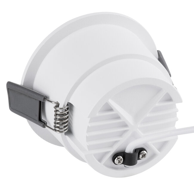 PLUTO-M 60254 Χωνευτό LED Spot Downlight TrimLess Φ8.4cm 10W 1300lm 38° AC 220-240V IP20 Φ8.4 x Υ5.9cm - Στρόγγυλο - Λευκό & Anti-Glare HoneyComb - Φυσικό Λευκό 4500K - Bridgelux COB - 5 Years Warranty PLUTO-M 60254 Χωνευτό LED Spot Downlight TrimLess Φ8.4cm 10W 1300lm 38° AC 220-240V IP20 Φ8.4 x Υ5.9cm - Στρόγγυλο - Λευκό & Anti-Glare HoneyComb - Φυσικό Λευκό 4500K - Bridgelux COB - 5 Years Warranty