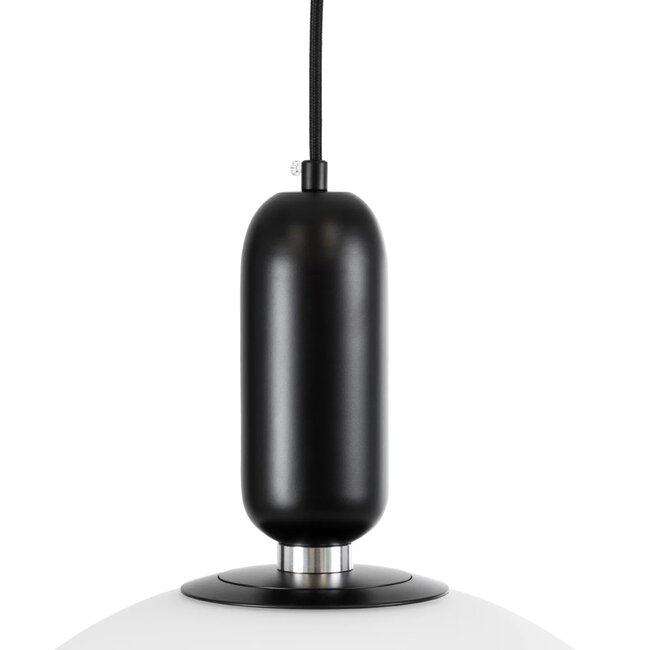 kelvo® ESTETICO KLV-101-0381 Κρεμαστό Φωτιστικό Οροφής για Λάμπα με Ντουί E27 AC 220-240V IP20 - Μαύρο Ματ & Λευκό - Μ40 x Π40 x Υ58cm - 7