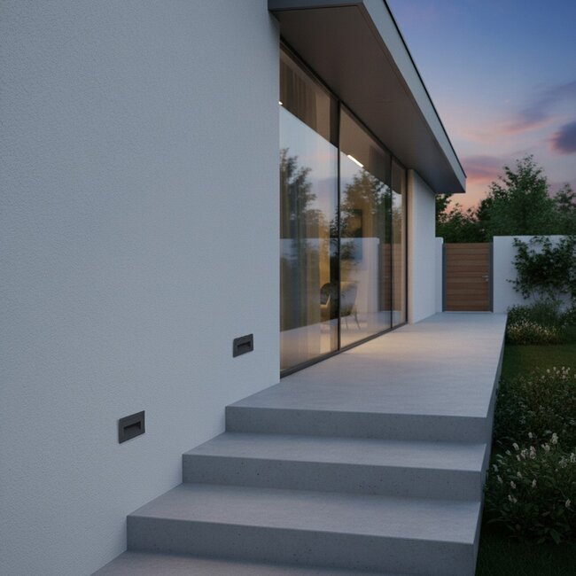 kelvo® STEPART KLV-101-0081 Μοντέρνο Χωνευτό Φωτιστικό Σκαλοπατιού - Διαδρόμου LED 3W 375lm 45° AC 220-240V Αδιάβροχο IP65 Θερμό Λευκό 2700K - Lumileds SMD Chip & TÜV SÜD Driver - Γκρι Ανθρακί Ματ - Μ10.5 x Π4.5 x Υ6cm / Q9.12 x 4.49cm - 5 Χρόνια Εγγύηση - 2 kelvo® STEPART KLV-101-0081 Μοντέρνο Χωνευτό Φωτιστικό Σκαλοπατιού - Διαδρόμου LED 3W 375lm 45° AC 220-240V Αδιάβροχο IP65 Θερμό Λευκό 2700K - Lumileds SMD Chip & TÜV SÜD Driver - Γκρι Ανθρακί Ματ - Μ10.5 x Π4.5 x Υ6cm / Q9.12 x 4.49cm - 5 Χρόνια Εγγύηση - 2