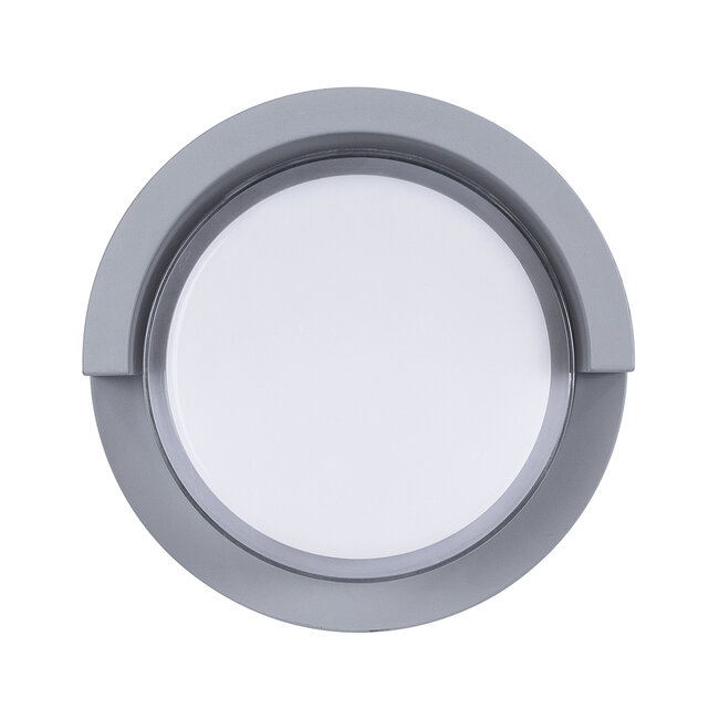 APEX 60765 Φωτιστικό Τοίχου - Απλίκα Αρχιτεκτονικού Φωτισμού Εσωτερικού/Εξωτερικού Χώρου Up or Down LED 10W 1050lm 120° AC175-265V Αδιάβροχο IP65 - Πλαστικό Σώμα - Φυσικό λευκό 4500K - Φ17 x Υ9cm - Γκρι - Bridgelux Chip - 3 Χρόνια Εγγύηση