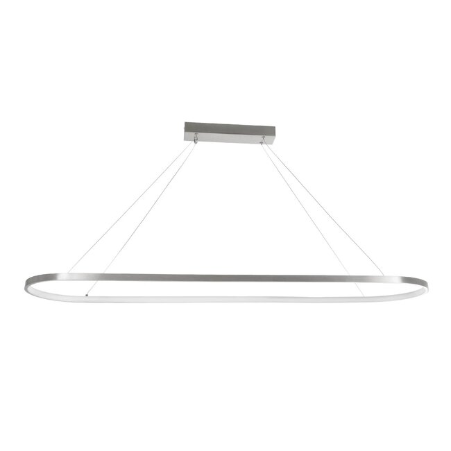 BOLIVAR 61273 Μοντέρνο Κρεμαστό Φωτιστικό Οροφής LED 54W 6210lm 360° AC 220-240V IP20 Ρυθμιζόμενο Λευκό CCT με Χειριστήριο από 2700K έως 6000K Dimmable - Lumileds SMD Chip - Νίκελ Βούρτσας - Μ120 x Π30 x Υ2cm - 3 Χρόνια Εγγύηση BOLIVAR 61273 Μοντέρνο Κρεμαστό Φωτιστικό Οροφής LED 54W 6210lm 360° AC 220-240V IP20 Ρυθμιζόμενο Λευκό CCT με Χειριστήριο από 2700K έως 6000K Dimmable - Lumileds SMD Chip - Νίκελ Βούρτσας - Μ120 x Π30 x Υ2cm - 3 Χρόνια Εγγύηση