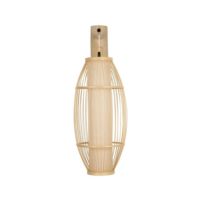 TULUM 01973 Boho Φωτιστικό Τοίχου - Απλίκα με Ντουί 1 x E27 AC 220-240V IP20 - Μπεζ - Μ25 x Π33 x Υ73cm - 3