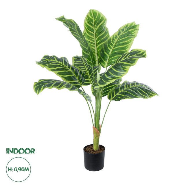 Artificial Garden YELLOW ZEBRA 20942 Τεχνητό Διακοσμητικό Φυτό Κίτρινη Ζέβρα Υ90cm