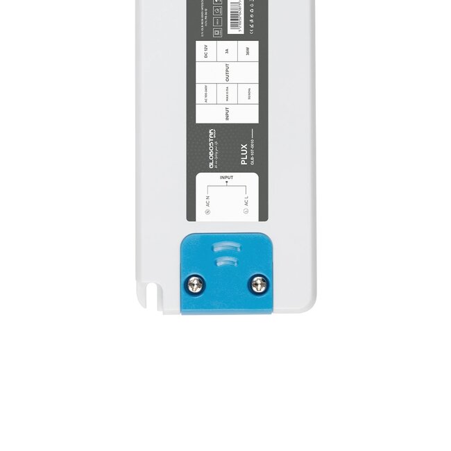 PLUX GLB-107-0010 Τροφοδοτικό/Μετασχηματιστής Class II SELV 36W 3A AC 220-240V σε DC 12V IP20 - Λευκό Ματ - Μ12.8 x Π5 x Υ1.5cm - 3 Χρόνια Εγγύηση - 4