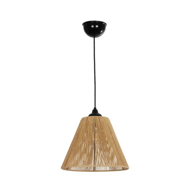 HUTT 205-0017 Boho Κρεμαστό Φωτιστικό Οροφής με Ντουί 1 x E27 AC 220-240V IP20 - Μπεζ - M25 x Π25 x Υ20cm - 4