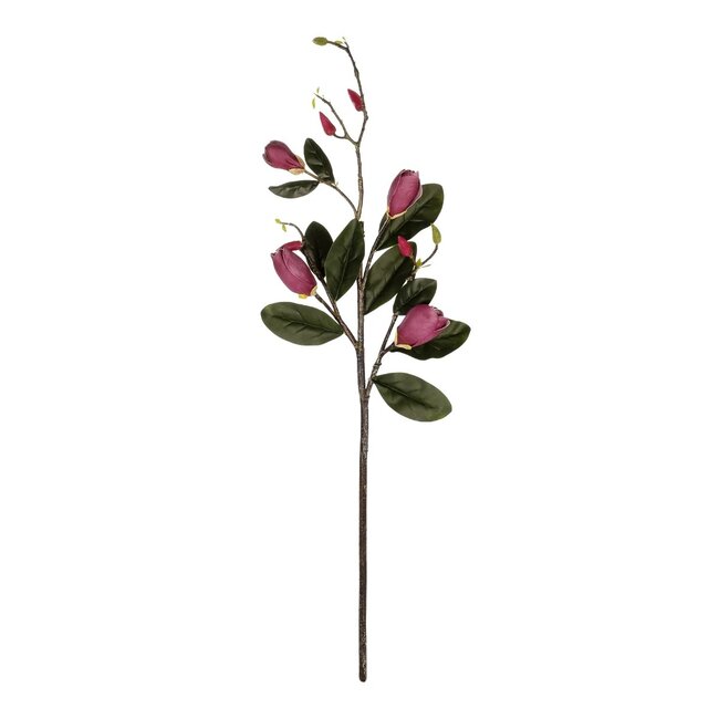 Artificial Garden DARK PING MAGNOLIA BRANCH 21421 Τεχνητό Διακοσμητικό Κλαδί Ροζ Μαγνόλια Y120cm
