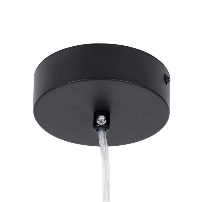 kelvo® CANAL KLV-101-0073 Κρεμαστό Φωτιστικό Οροφής LED 7W 700lm 36° AC 220-240V IP20 Θερμό Λευκό 2700K - Bridgelux COB Chip & TÜV SÜD Driver - Μαύρο Ματ - Μ4 x Π4 x Υ80cm - 5 Χρόνια Εγγύηση - 8