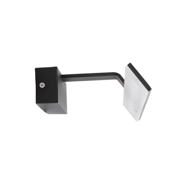 MIRROR 60514 Φωτιστικό Τοίχου - Απλίκα LED 12W 1440lm 120° AC 85-265V IP54 Φυσικό Λευκό 4500K Μαύρο Μέταλλο - Μ42 x Π5 x Υ15cm - 2 Xρόνια Εγγύηση - 5