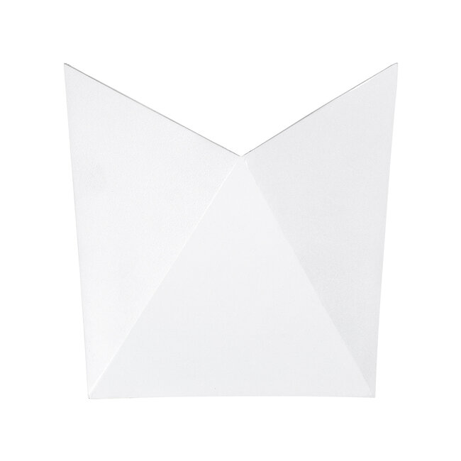 STEALTH 60518 Φωτιστικό Τοίχου - Απλίκα Αρχιτεκτονικού Φωτισμού Εσωτερικού/Εξωτερικού Χώρου Up or Down LED 10W 1000lm 60° AC220-240V Αδιάβροχο IP65 - Σώμα Αλουμινίου & Tempered Glass - Μ17 x Π17 x Υ7.5cm - Θερμό Λευκό 2700K - Λευκό - Bridgelux Chip - 5 Years Warranty