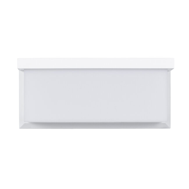 CITYSCAPE 60697 Μοντέρνο Φωτιστικό Τοίχου - Απλίκα LED 18W 1890lm 120° AC 220-240V Αδιάβροχο IP65 Φυσικό Λευκό 4500K - Bridgelux SMD Chip - Λευκό Ματ - Μ23.5 x Π11 x Υ10cm - 3 Χρόνια Εγγύηση - 3